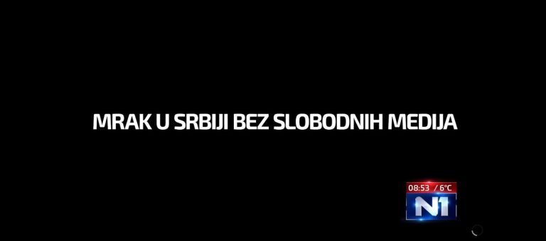 Televizije N1 i Nova S prekinule emitovanje programa u Srbiji