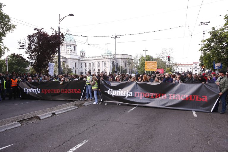 Danas treći po redu protest pod sloganom ‘Srbija protiv nasilja’